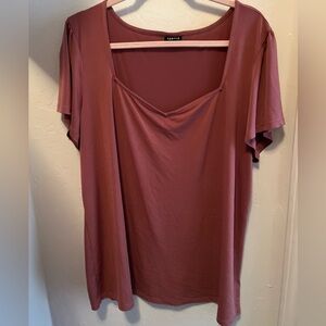 Torrid size 2 mauve shirt